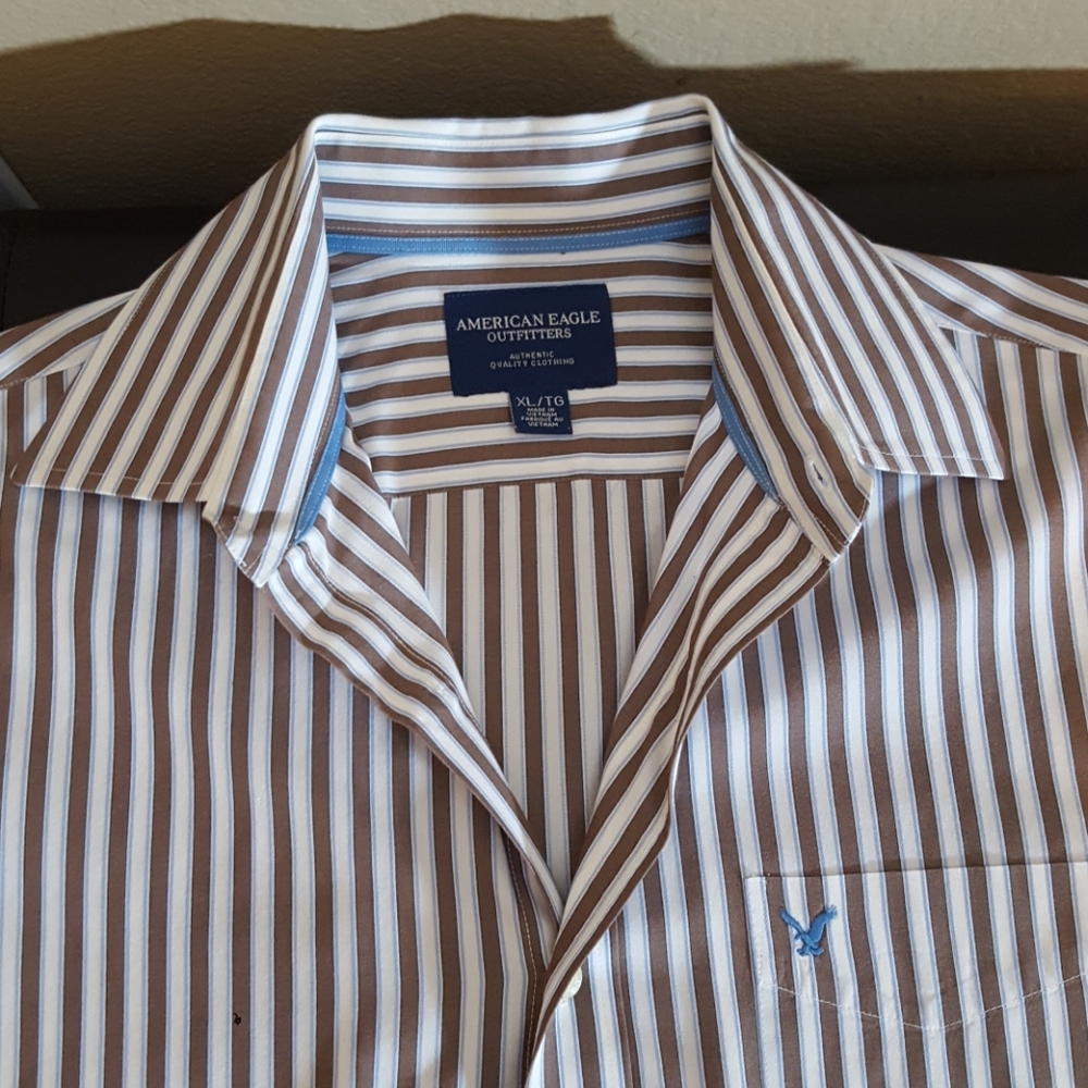 American Eagle button down shirt.